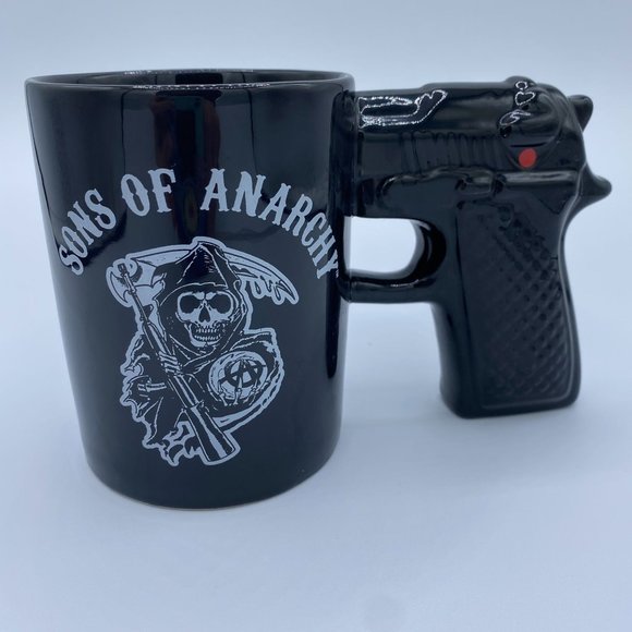 Just Funky Kitchen Sons Of Anarchy Coffee Mug Pistol Gun Grip